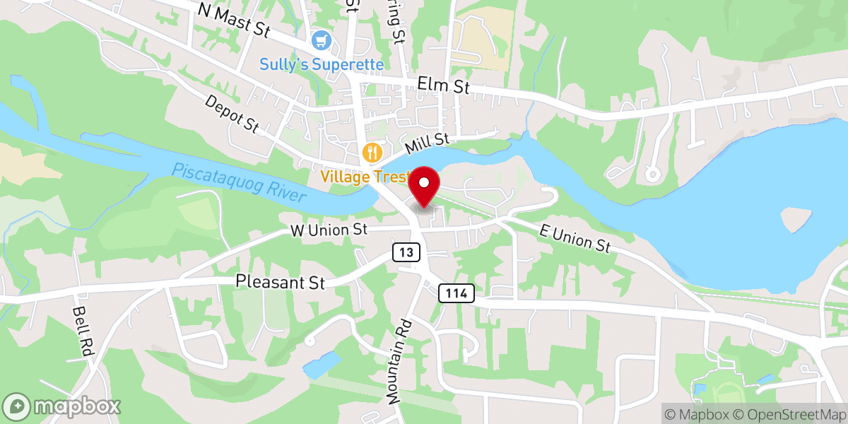 Map showing location of St. Lawrence Church