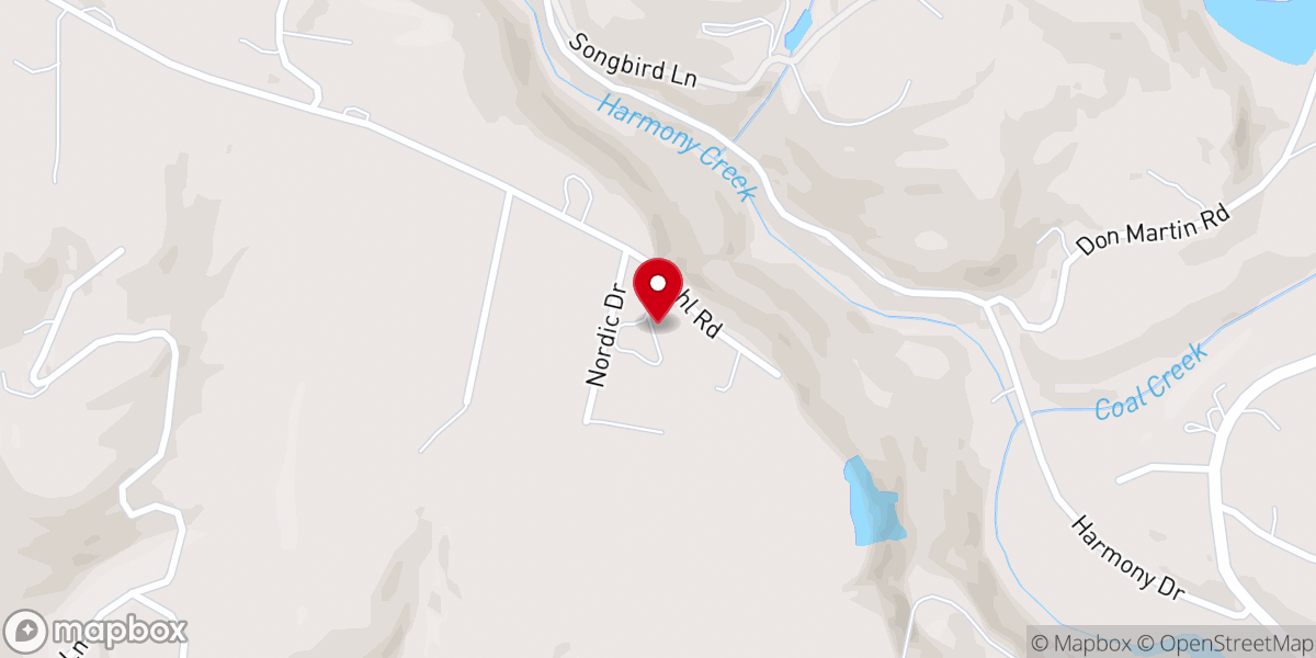 Map showing location of Longview Laestadian Lutheran