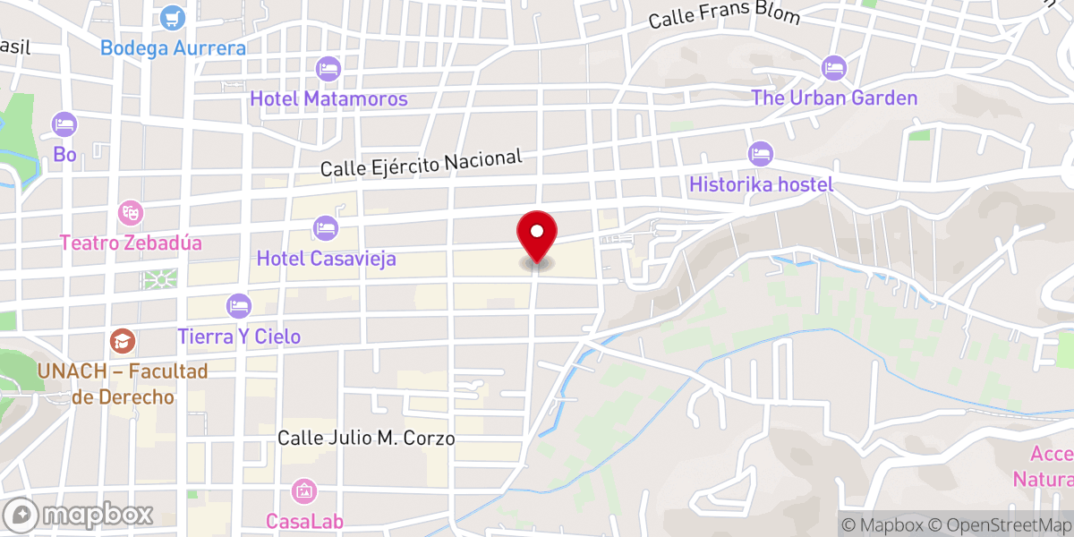 Map showing location of Aqui Se Reunela Iglesia De Cristo