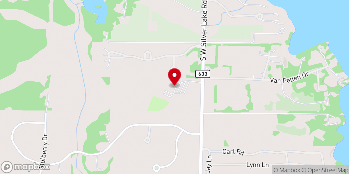 Map showing location of St. Patrick Catholic Church