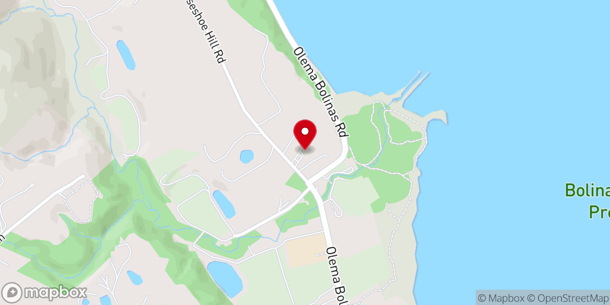 Map showing location of St. Mary Magdalene Mission Church