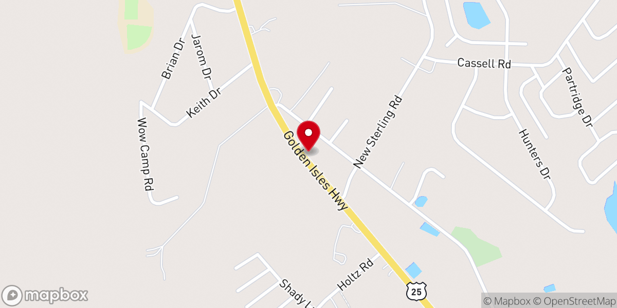 Map showing location of Sterling Church of God