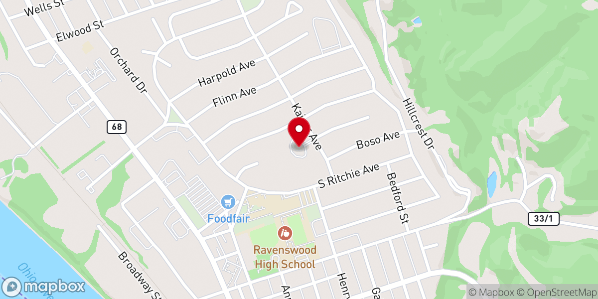 Map showing location of St Matthew Catholic Church
