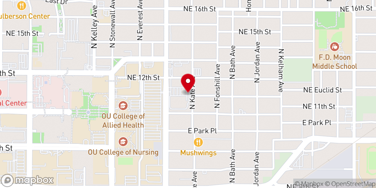 Map showing location of Paradise Temple Pentecostal Church