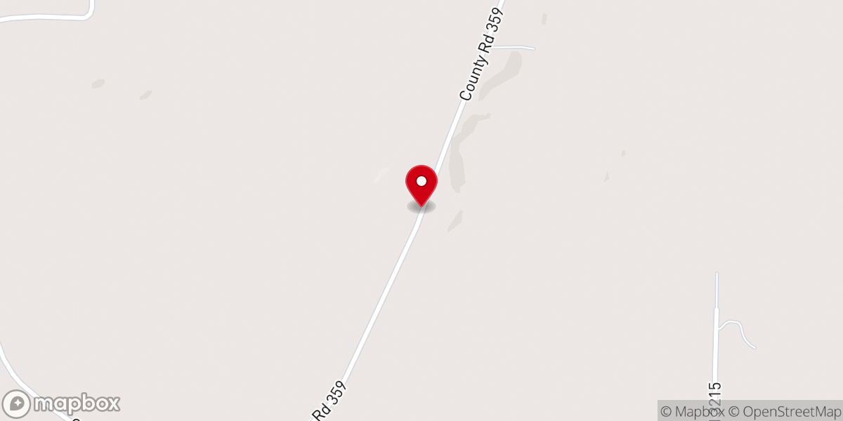 Map showing location of Powell Chapel