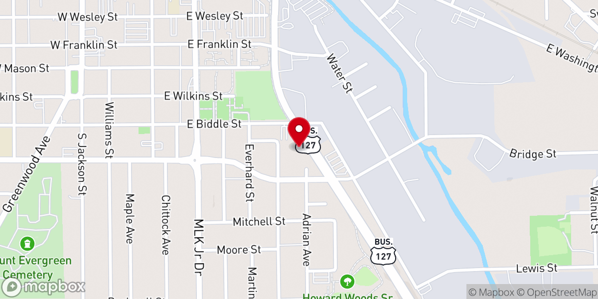 Map showing location of Oasis of Love