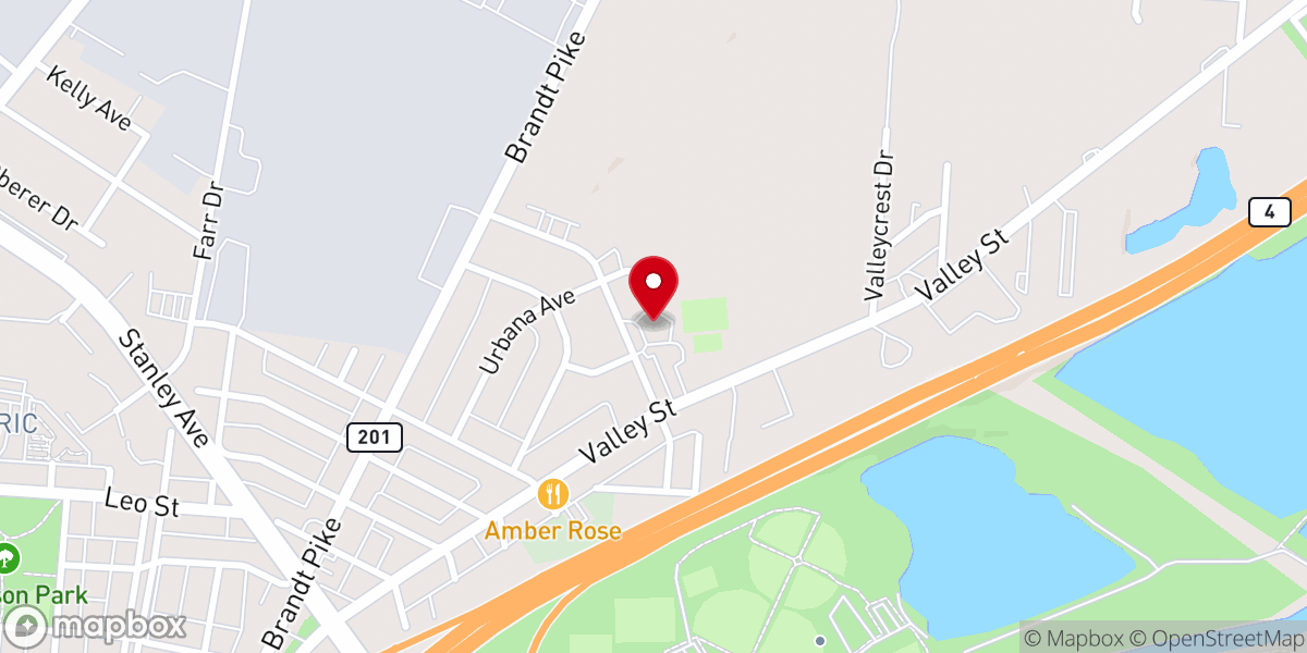Map showing location of Saint Adalberts Catholic Church