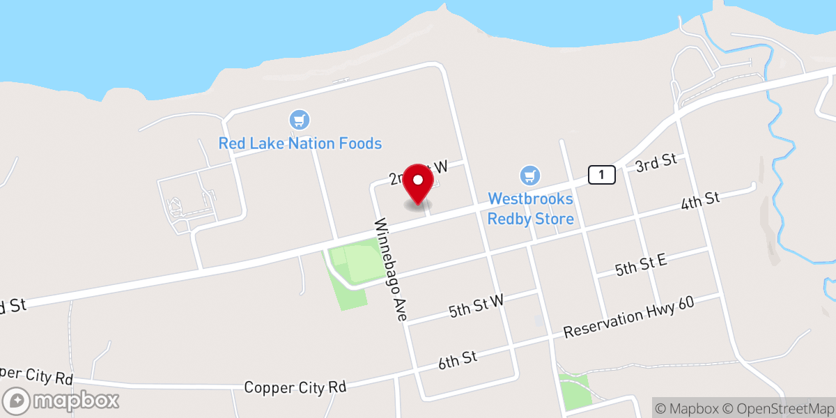 Map showing location of Saint Antipas Episcopal Church