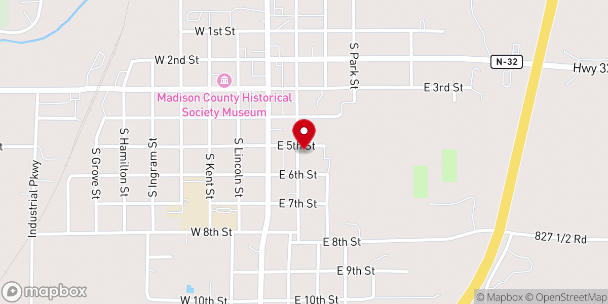 Map showing location of St Leonard's Catholic Church