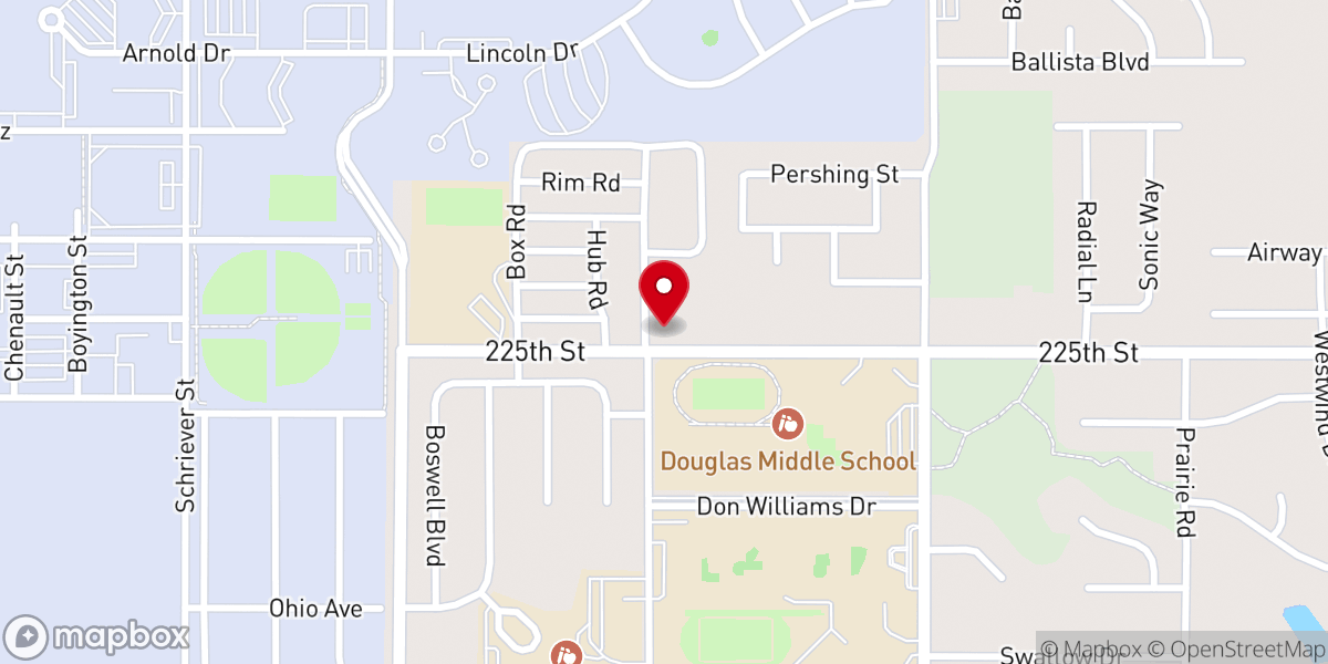 Map showing location of Mercy Gate Church - Box Elder