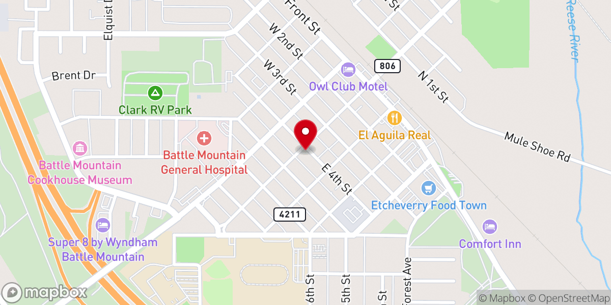 Map showing location of St. John Bosco Catholic Church