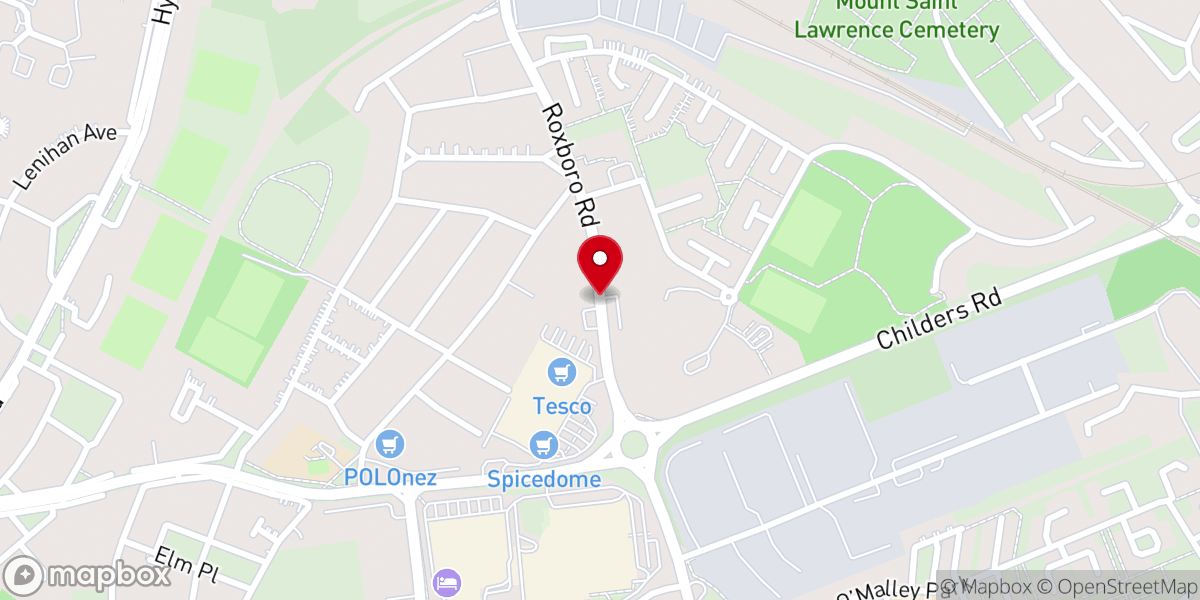 Map showing location of Church of Our Lady, Queen of Peace