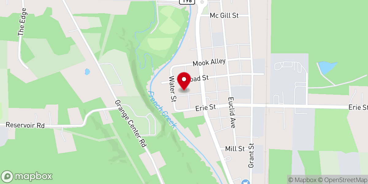 Map showing location of St Bernadette's Church
