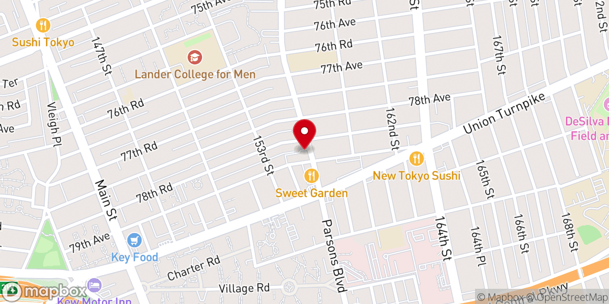 Map showing location of Dr. Emmanuel O. Fashakin, MD
