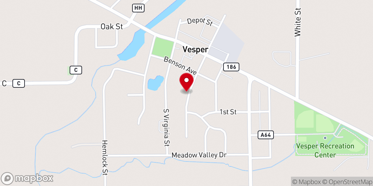 Map showing location of Bible Missionary Church
