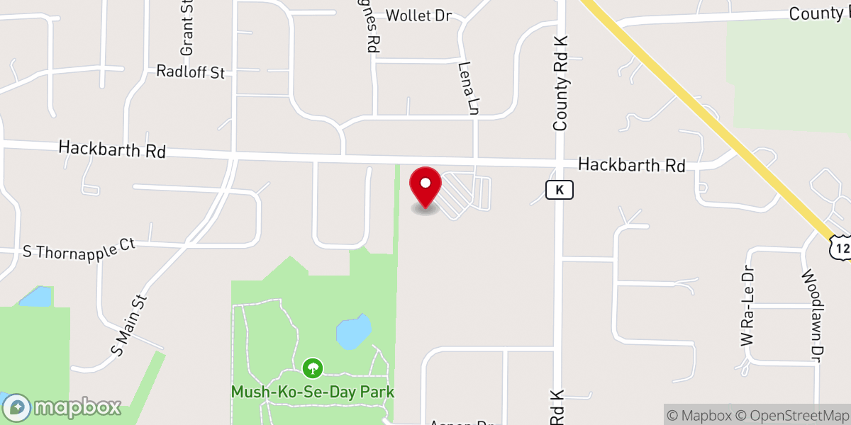 Map showing location of Faith Community Christian School