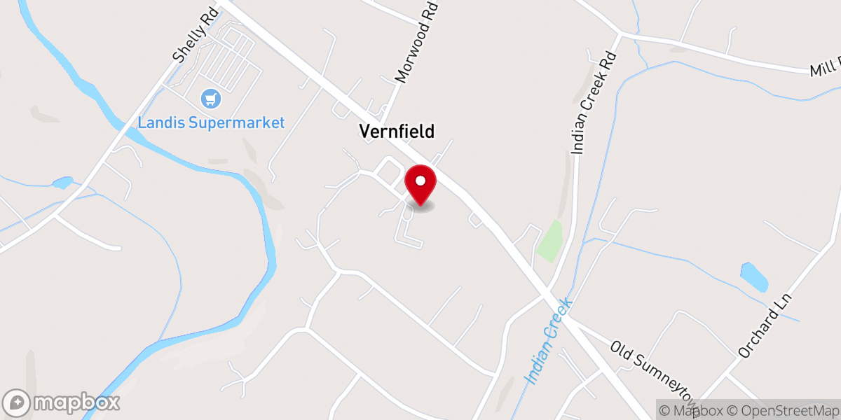 Map showing location of Covenant Presbyterian Church (PCA)