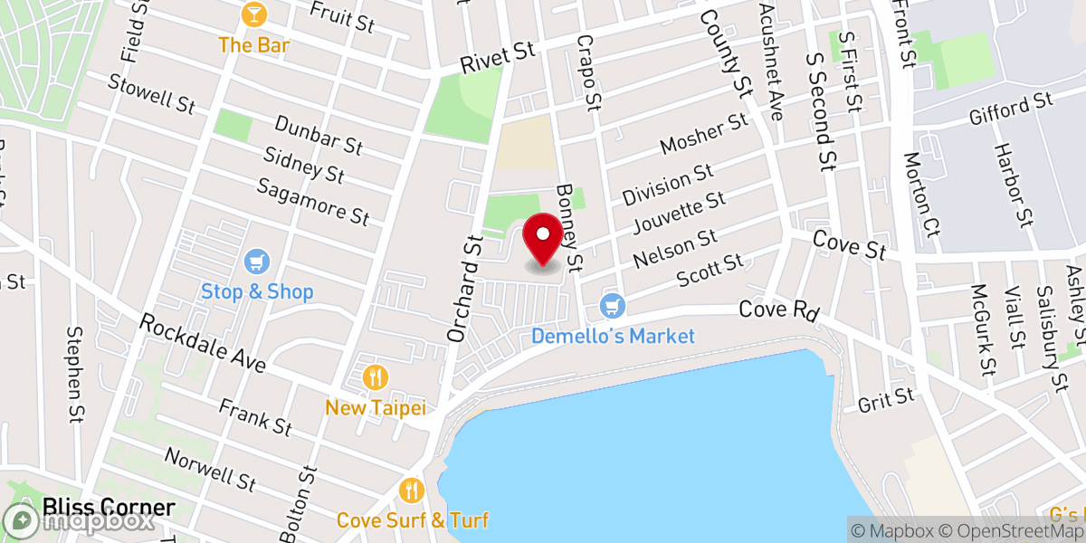 Map showing location of New Life South Coast