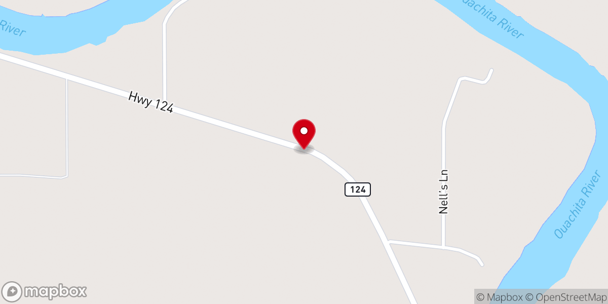 Map showing location of Stafford Point Church