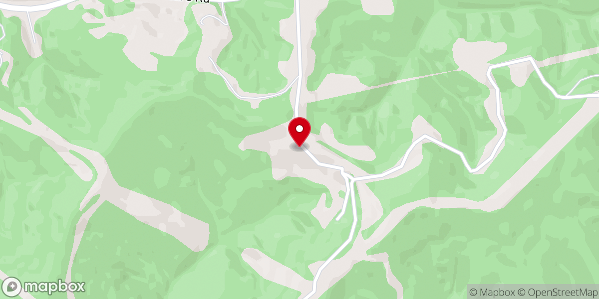 Map showing location of West Union Church