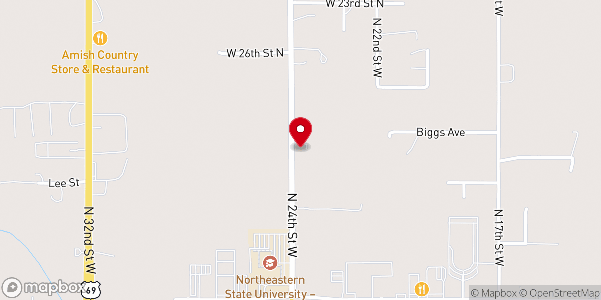 Map showing location of 24th Street Family Church