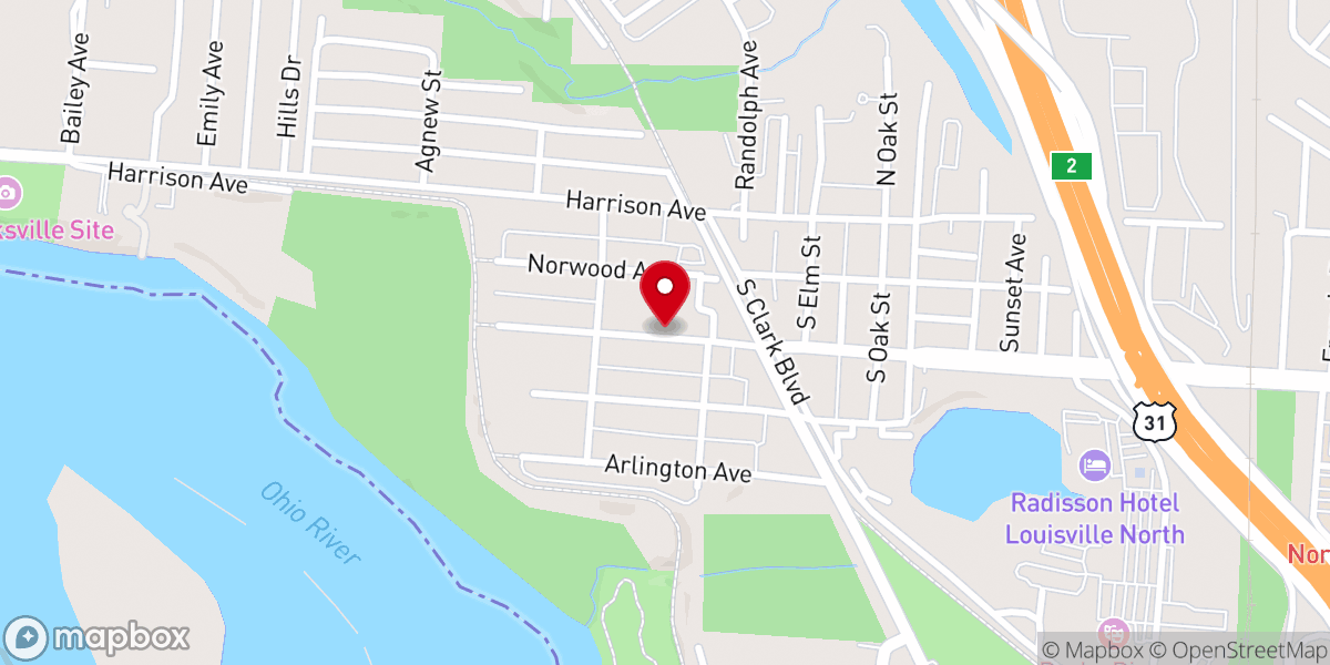 Map showing location of Safe Harbor Daycare