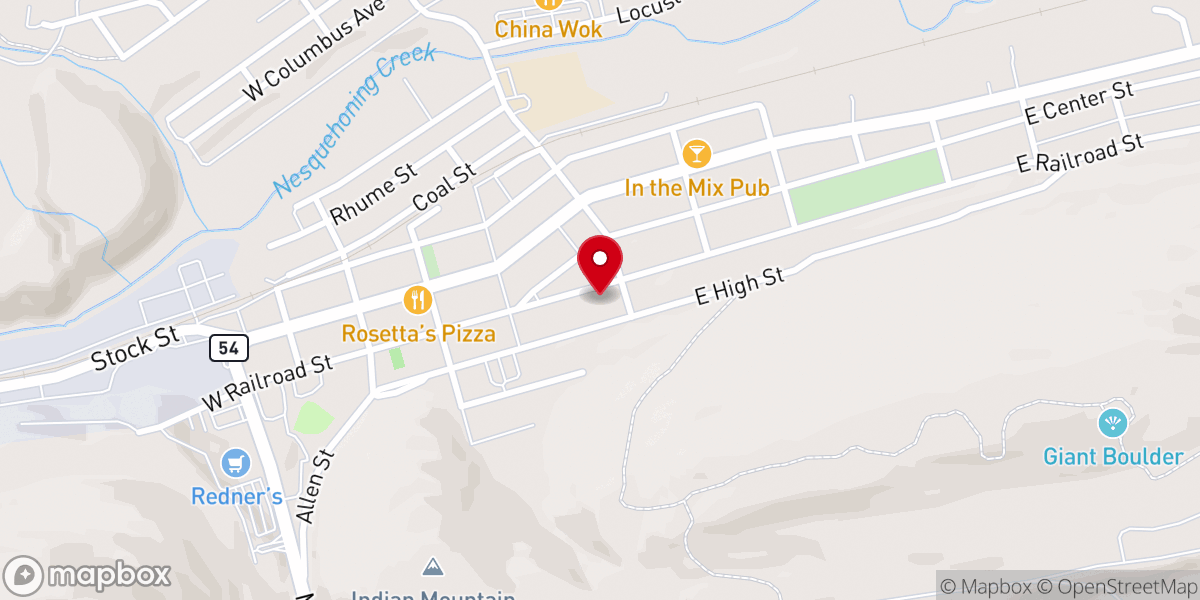 Map showing location of St. Johns Orthodox Church