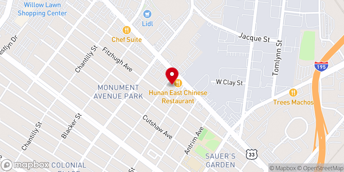 Map showing location of Restoration Fellowship Christian