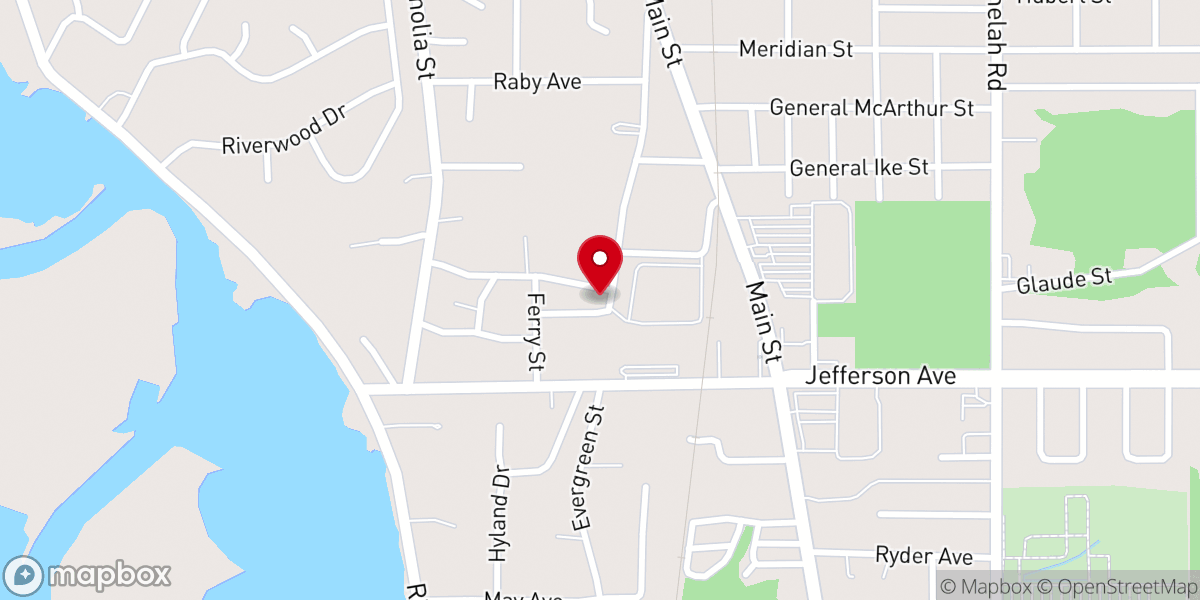 Map showing location of New House of Prayer Church