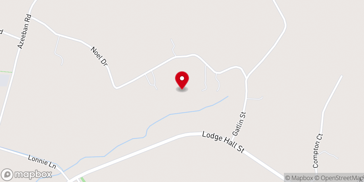 Map showing location of First Baptist Church of Vance Inc