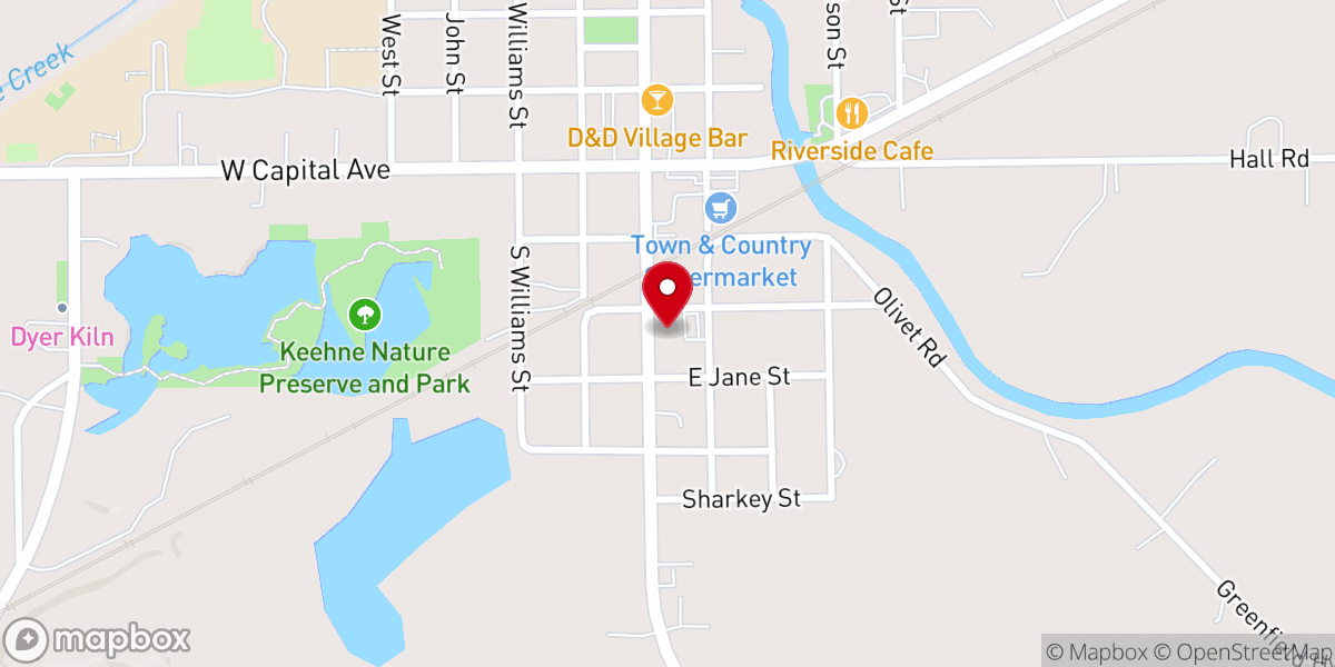 Map showing location of St Ann Catholic Church