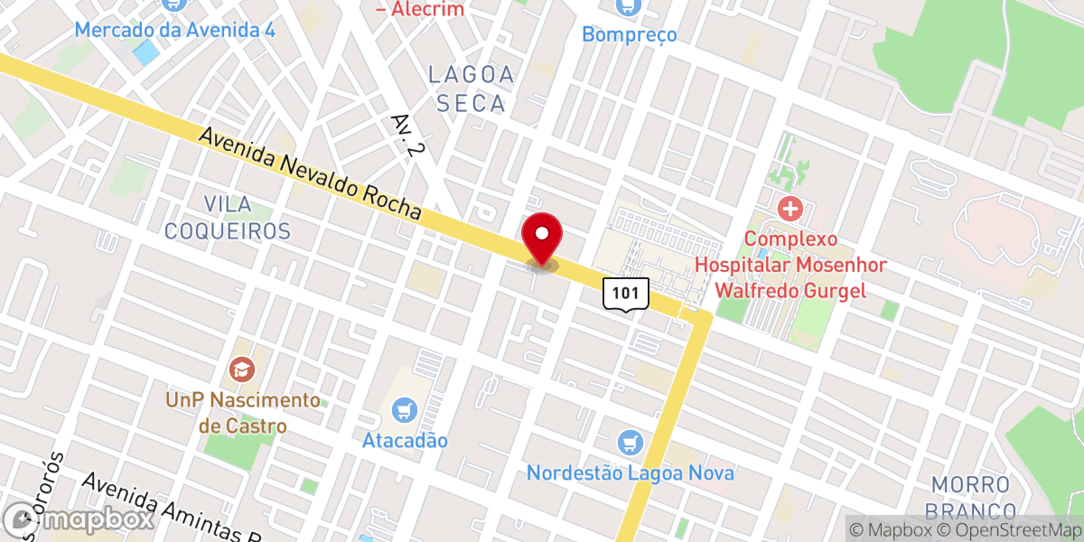 Map showing location of AD Bom Refúgio Sede