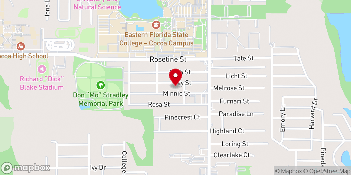 Map showing location of Surfside Community Fellowship