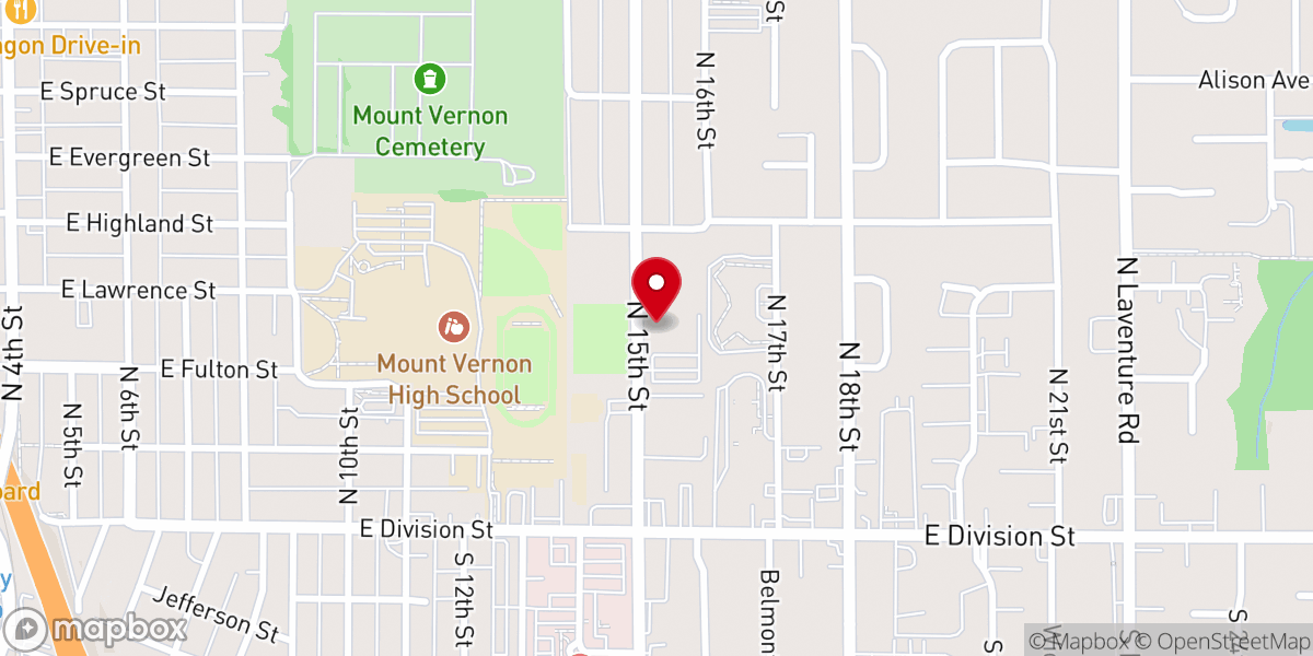 Map showing location of Immaculate Conception Roman Catholic Church