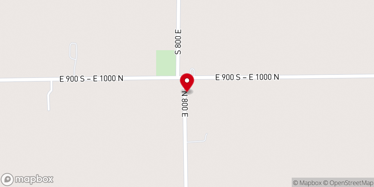 Map showing location of Pleasant Hill Church