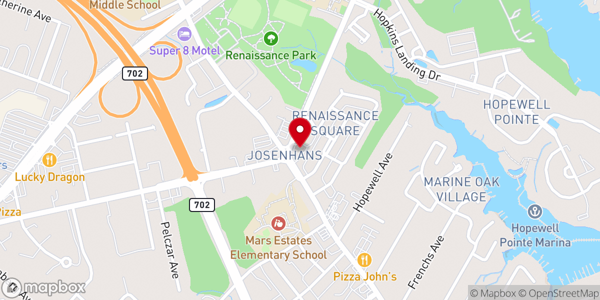 Map showing location of St. Stephens A.M.E. Church
