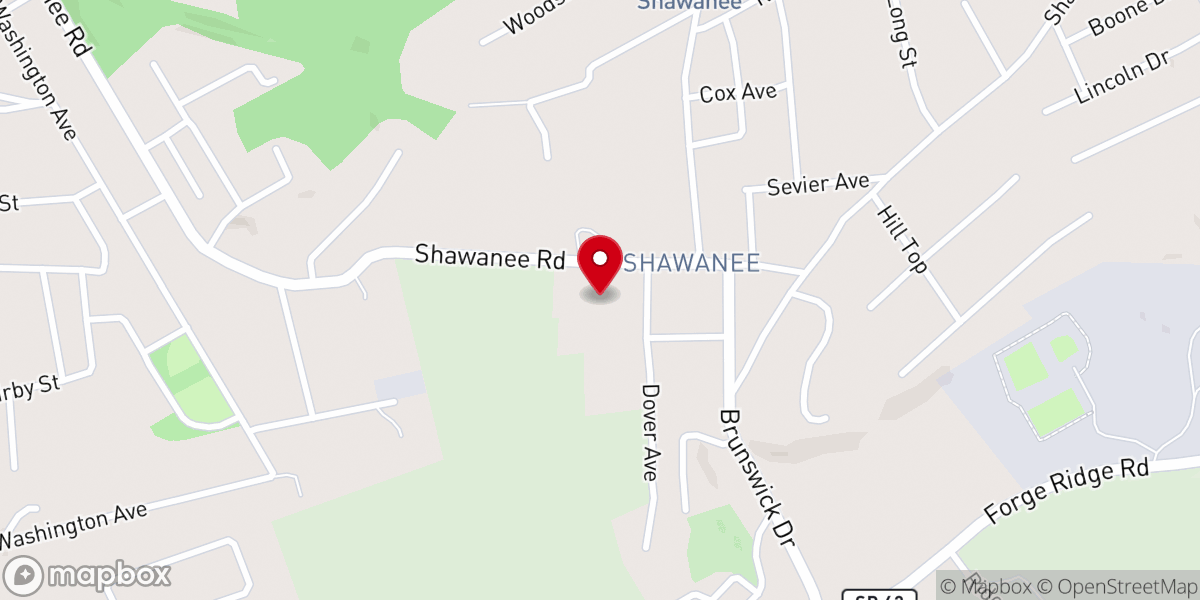 Map showing location of TriState Health & Rehabilitation Center