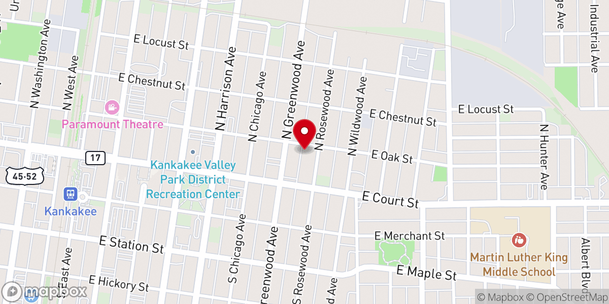 Map showing location of Zion Gate Missionary Baptist