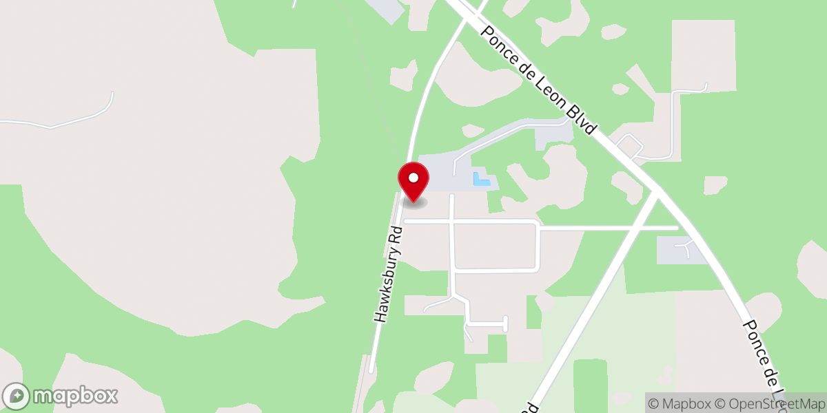 Map showing location of Faith Fellowship Church of Brooksville