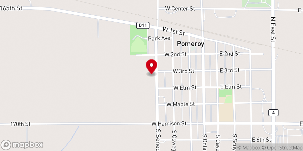 Map showing location of Swaddling Clothes