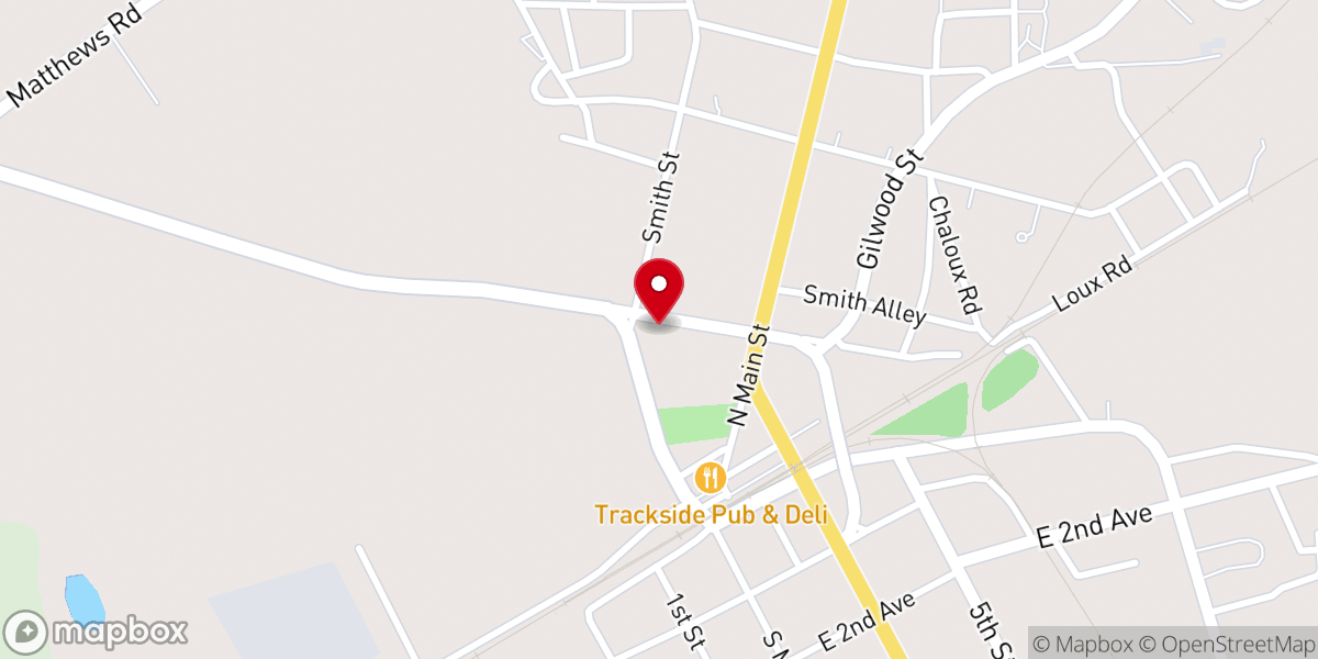 Map showing location of Tennille United Methodist Church