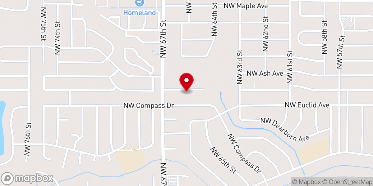 Map showing location of Soldiers of Faith Family Church SOFFC