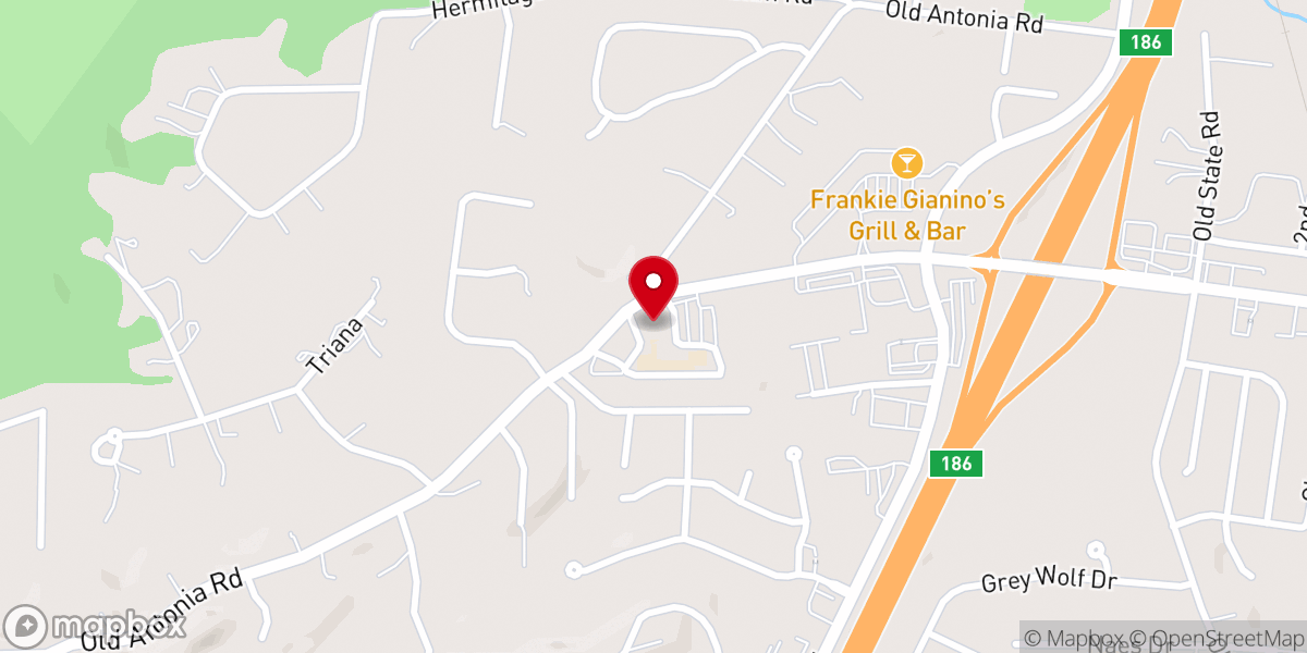 Map showing location of St Joseph Parish