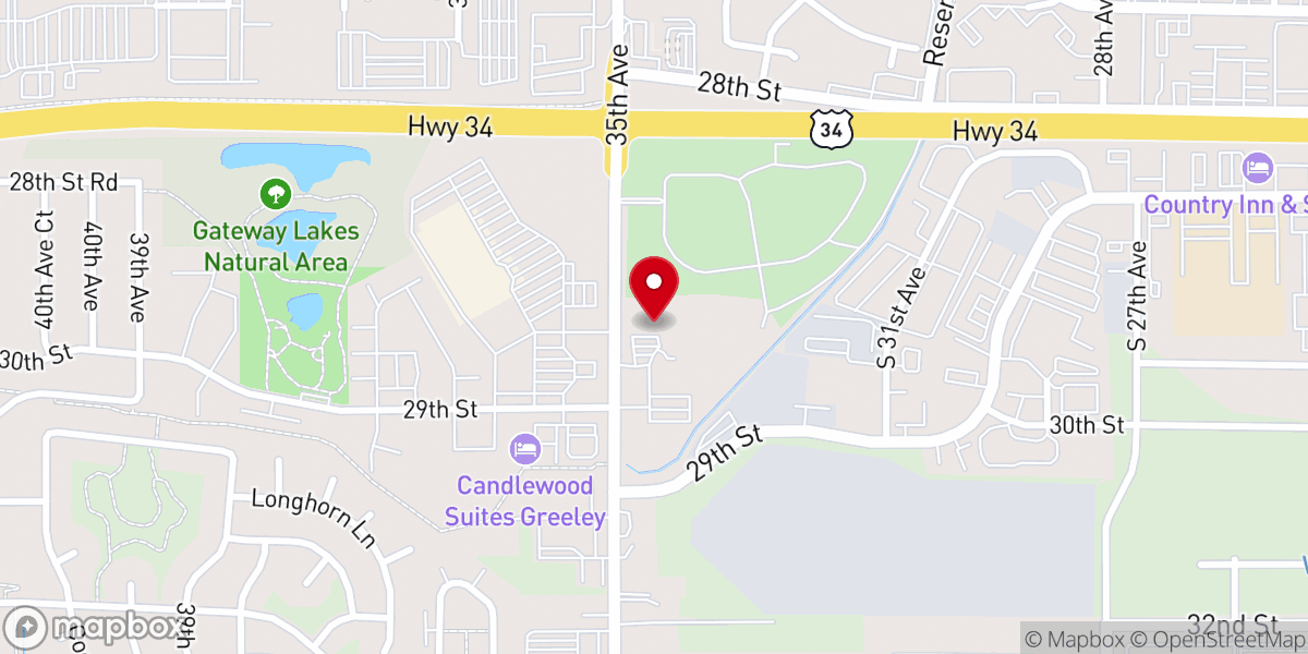 Map showing location of Trinity Lutheran Church and School