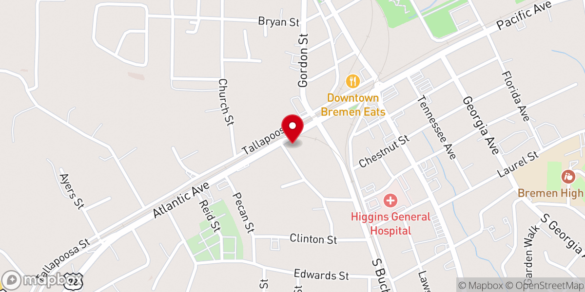 Map showing location of Covenant Life Church of God