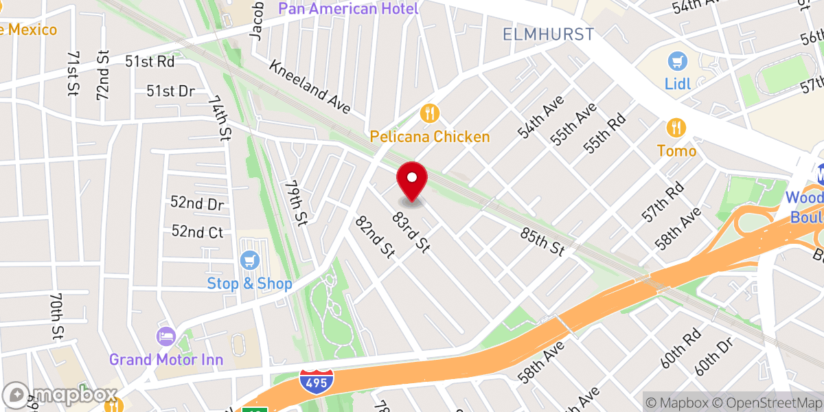 Map showing location of St. Adalbert Roman Catholic Church