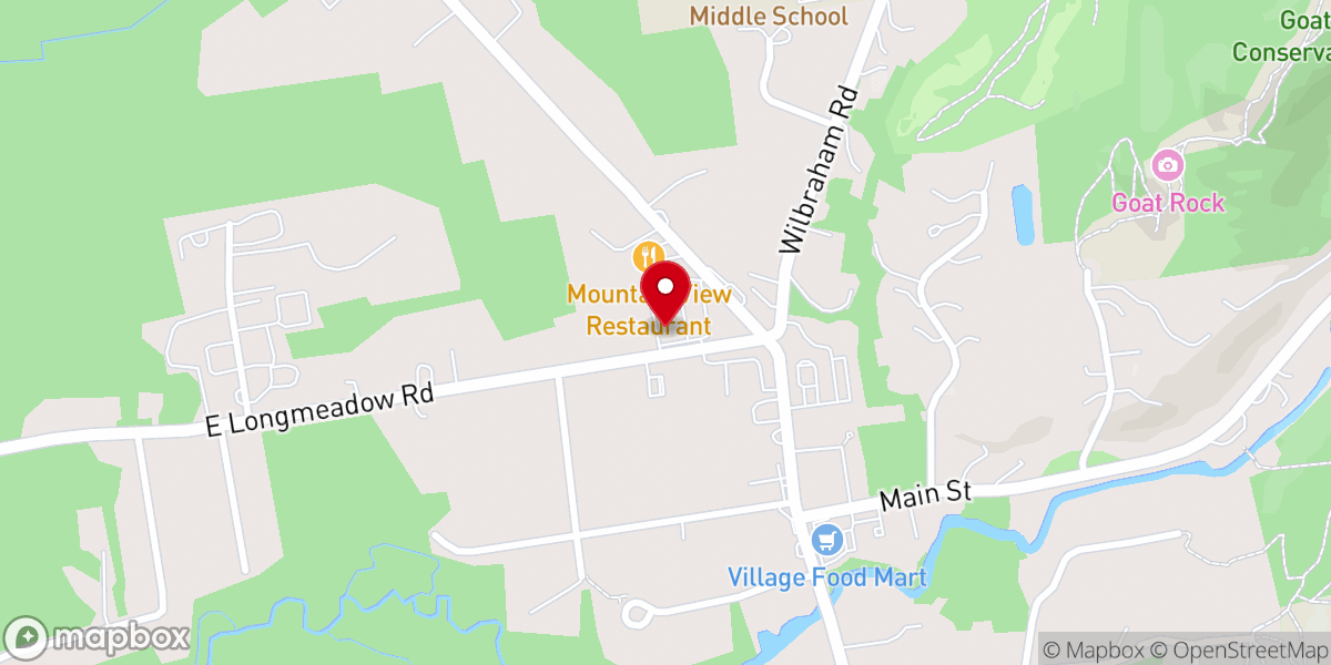 Map showing location of Reid's Corner
