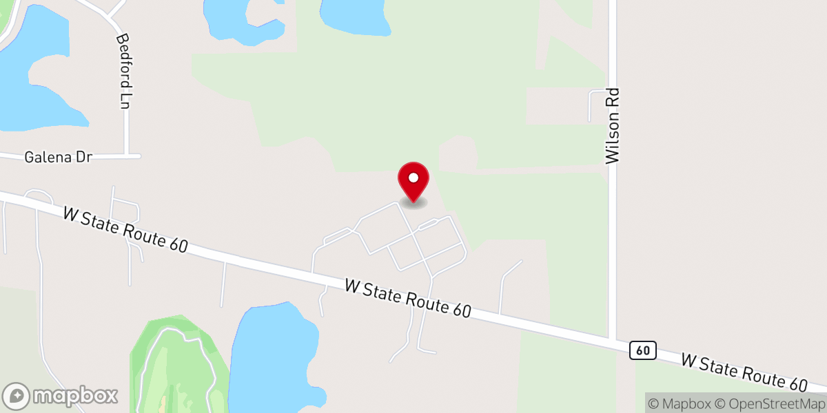 Map showing location of The Chapel Grayslake