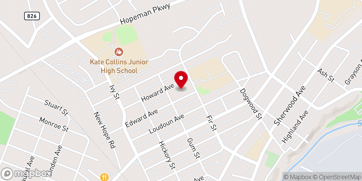 Map showing location of Wayne Hills United Methodist Church