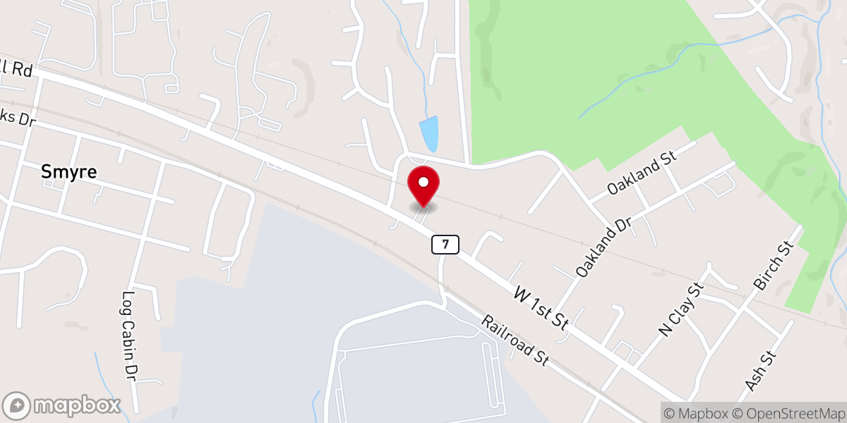 Map showing location of Lowell Free Will Baptist Church / LowellChurch